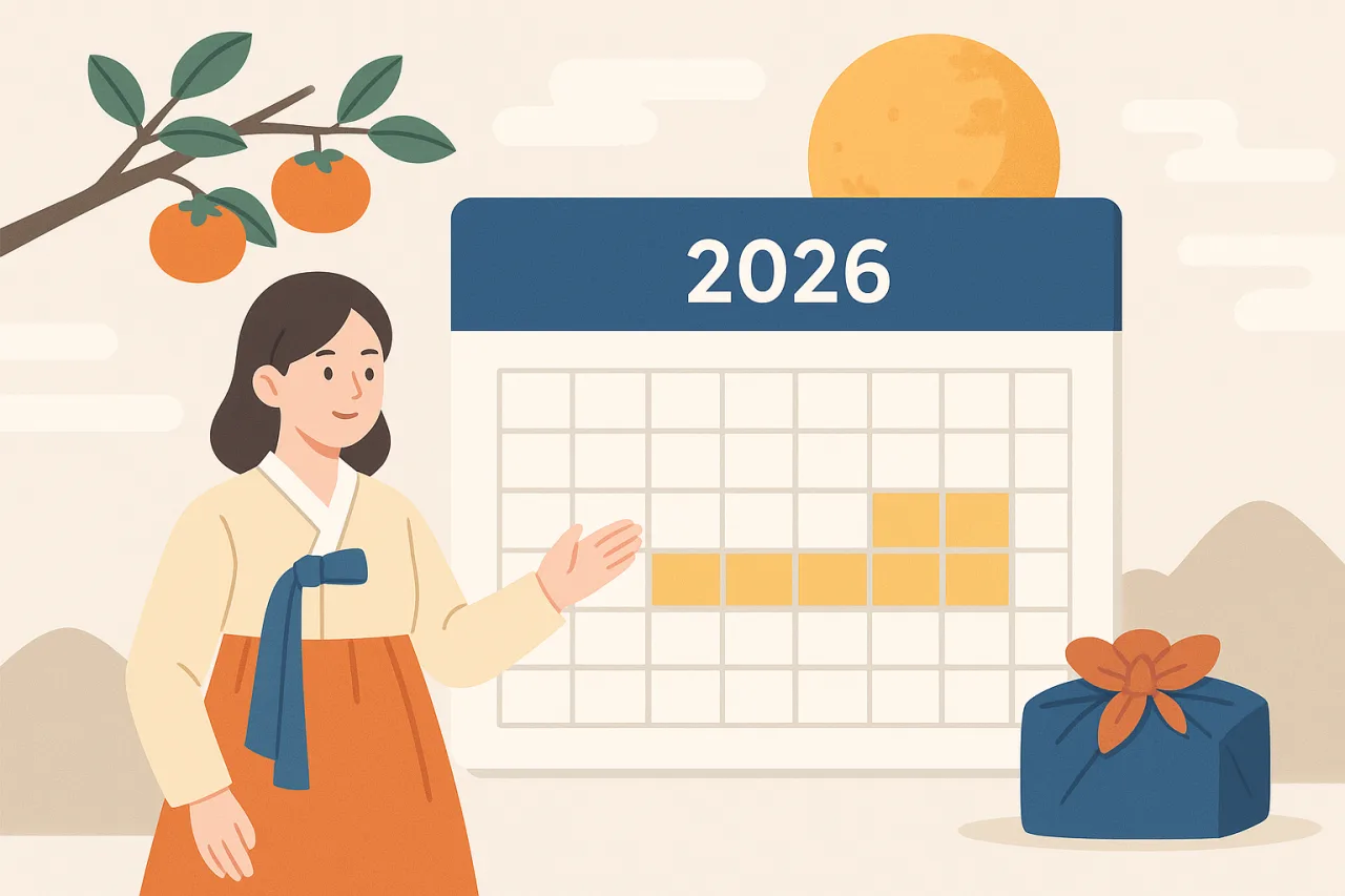 추석 휴일근로수당 - 2026년 추석 연휴 기간과 법정 휴일 범위