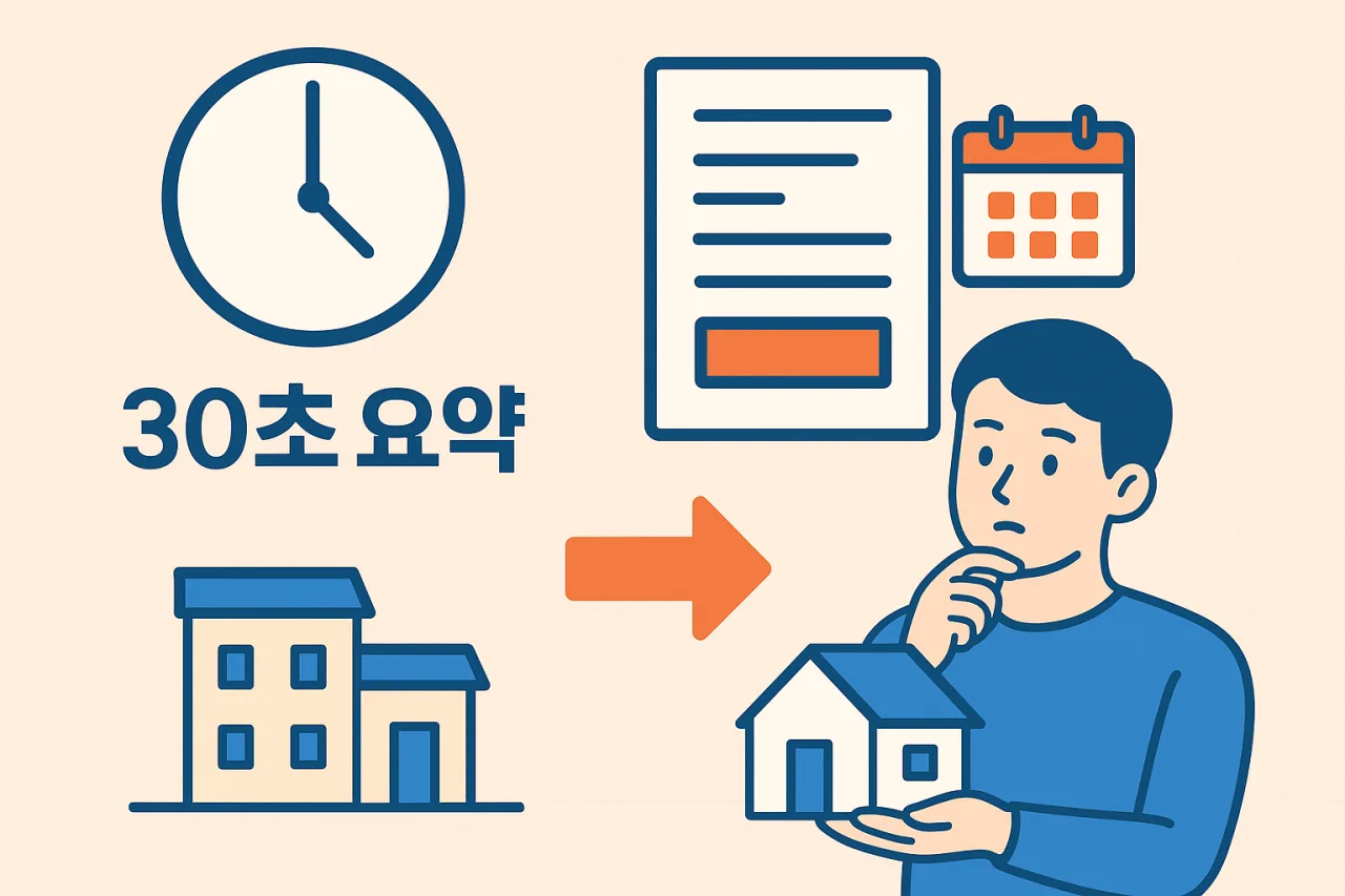 전입신고와 확정일자 - 30초 요약: 전입신고와 확정일자는 하루 차이에서 갈린다
