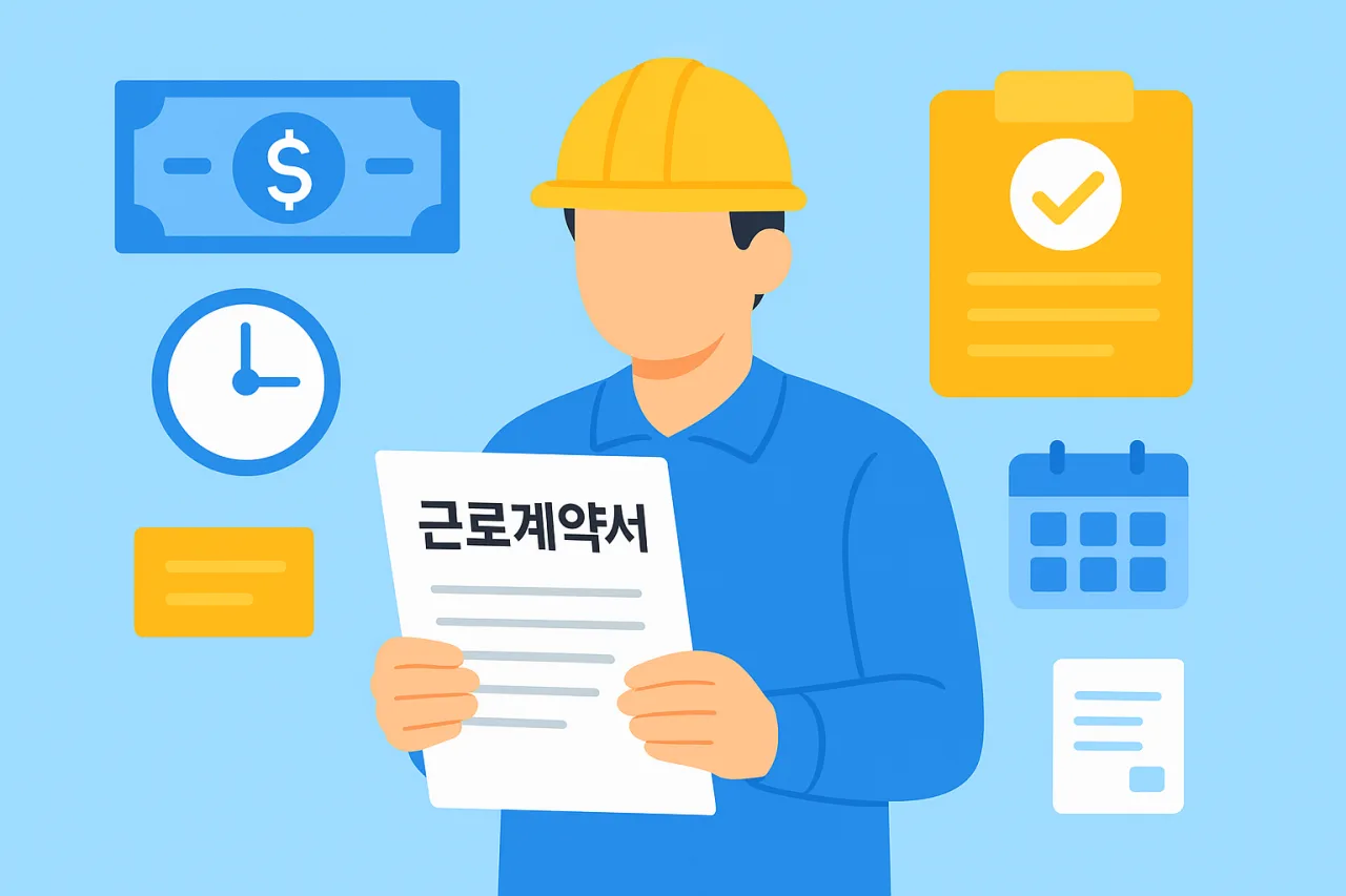 근로계약서 필수 확인 항목, 서명 전에 이것부터 보세요