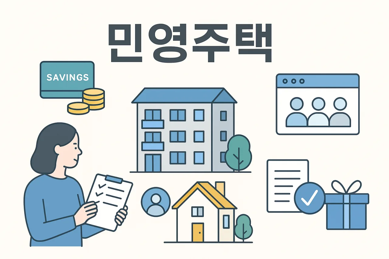 주택청약 방식과 청약통장 - 민영주택
