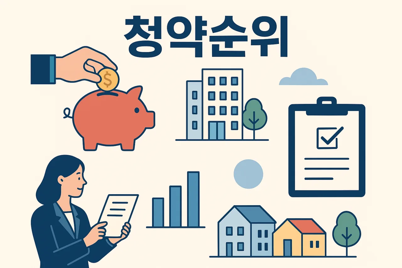 주택청약 방식과 청약통장 - 청약순위