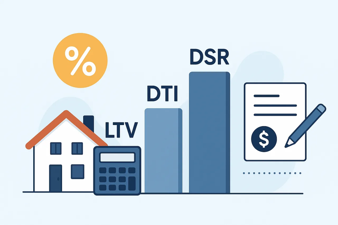 한눈에 비교하는 LTV DTI DSR 차이와 계산법