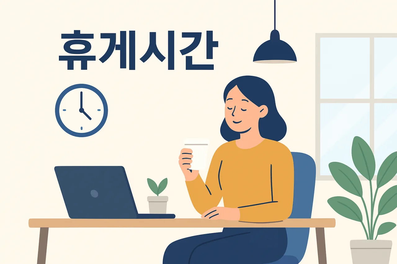 근로계약서 필수 확인 - 휴게시간