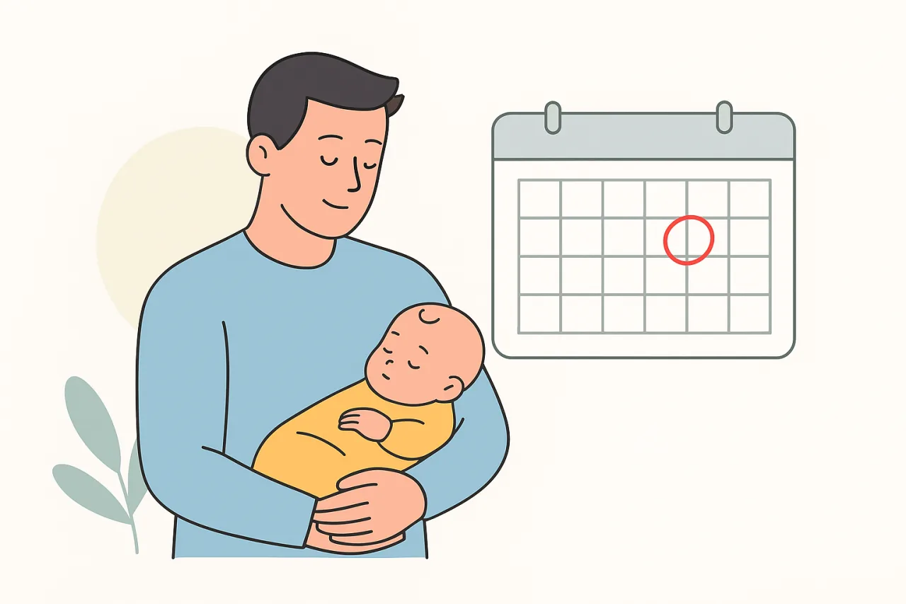 단기 육아휴직 — 전체 육아휴직 기간인 최대 1년 6개월 한도에서 사용 일수가 차감됩니다. 화면